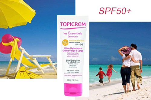 Ультра-увлажняющий крем SPF50+ для лица и тела